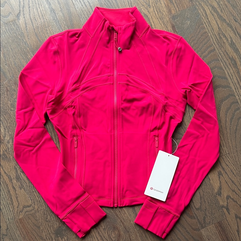 💎Rare💎 NWT lululemon Define Cropped Jacket • Pink Dragonfruit •8